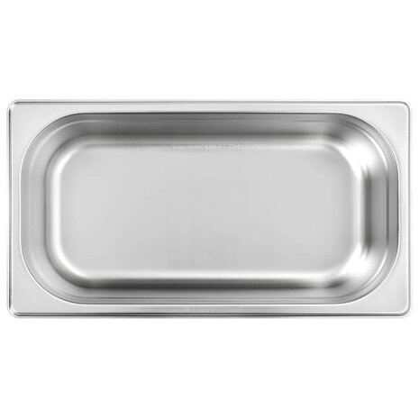 Gastronormbakken 8 st GN 1/3 100 mm roestvrij staal 5