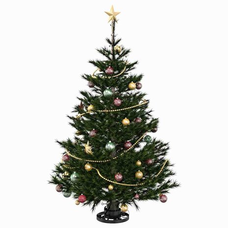 Kerstboomstandaard Zwart 40 x 40 x 21 cm Staal 3