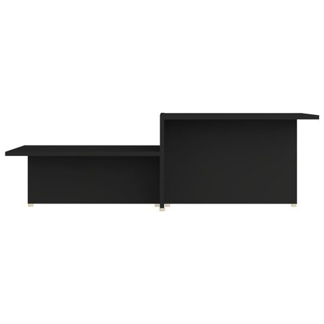 Salontafel 111,5x50x33 cm bewerkt hout zwart 4
