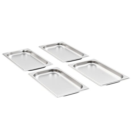 Gastronormbakken 12 st GN 1/3 20 mm roestvrij staal 2