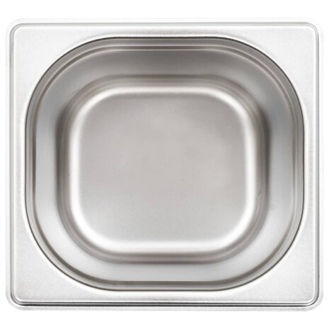 Gastronormbakken 8 st GN 1/6 150 mm roestvrij staal 6