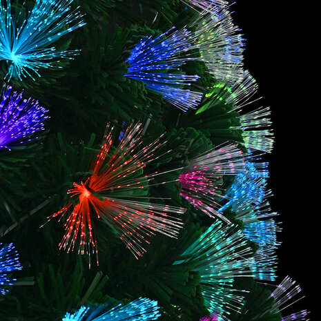 Kunstkerstboom met decoratieve touwlichten Groen 120 cm PVC 9