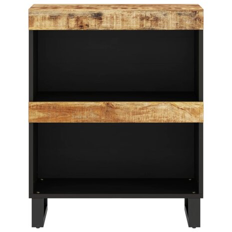 Bijzetkast 60x33x75 cm massief mangohout 3