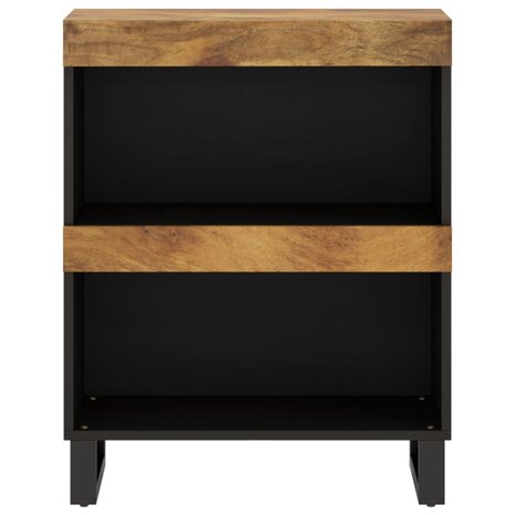 Bijzetkast 60x33x75 cm massief mangohout 3