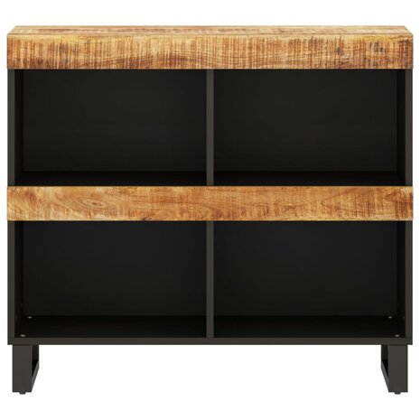 Bijzetkast 85x33x75 cm massief mangohout 3