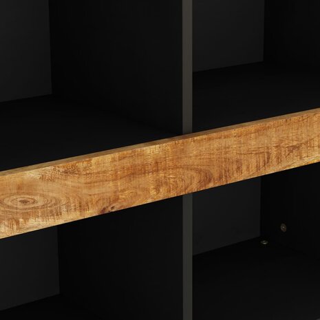 Bijzetkast 85x33x75 cm massief mangohout 8