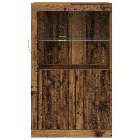 Bijzetkast Oud hout 60.5 x 37 x 100 cm Bewerkt hout 6