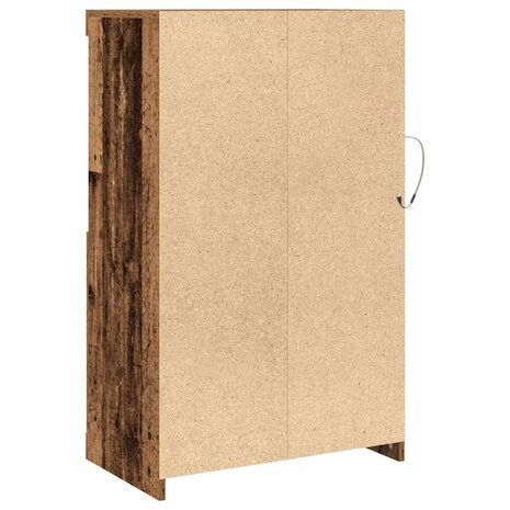 Bijzetkast Oud hout 60.5 x 37 x 100 cm Bewerkt hout 9