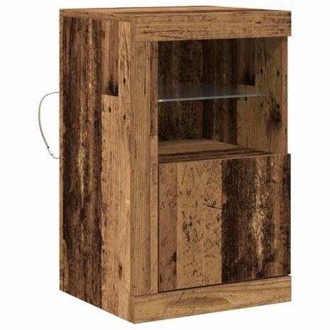 Bijzetkast Oud hout 41 x 37 x 67 cm Bewerkt hout 2