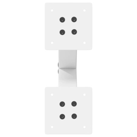 Salontafelpoten 2 st X-vormig 28x(42-43) cm staal wit 7