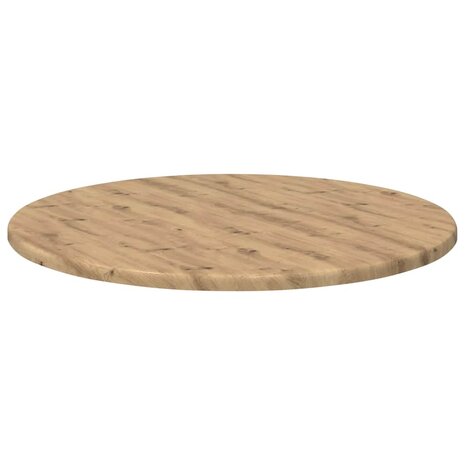 Tafelblad artisanaal eikenkleurig 50 x 50 x 1.5 cm Bewerkt hout 5