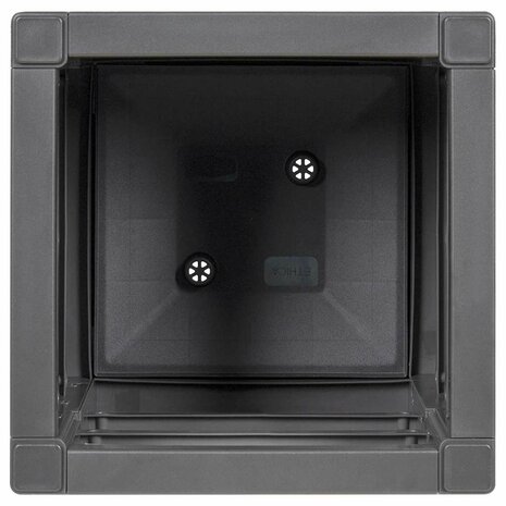 Tuin Bloempot Antraciet 36 x 36 x 35 cm Polypropyleen 5