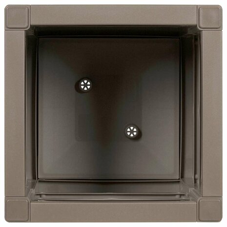 Tuin Bloempot Grijs 36 x 36 x 35 cm Polypropyleen 5