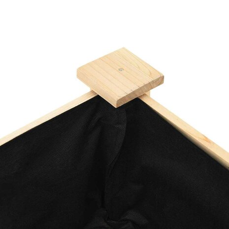 Tuin Bloempot Beige 203 x 53 x 76.5 cm Massief vurenhout 8