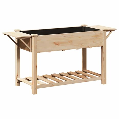 Tuin Bloempot Beige 155 x 59 x 76.5 cm Massief vurenhout 7