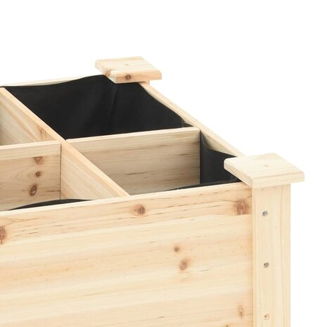 Tuin Bloempot Beige 71 x 37 x 76.5 cm Massief vurenhout 8