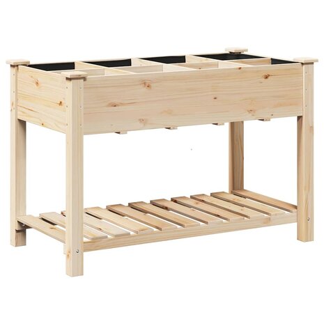 Tuin Bloempot Beige 115 x 59 x 76.5 cm Massief vurenhout 2
