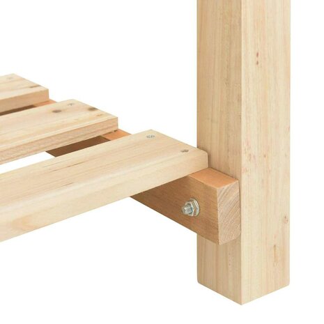 Tuin Bloempot Beige 203.5 x 53 x 76.5 cm Massief vurenhout 9