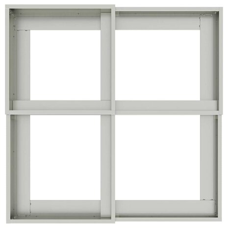 Tuin Bloempot Zilver 100 x 100 x 60 cm Gegalvaniseerd staal 8