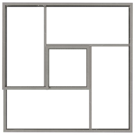 Tuin Bloempot Zilver 60 x 60 x 50 cm Roestvrij staal 8