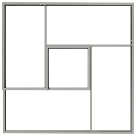 Tuin Bloempot Zilver 100 x 100 x 50 cm Gegalvaniseerd staal 8