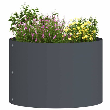 Tuin Bloempot Antraciet 30 x 30 x 20 cm Staal 3