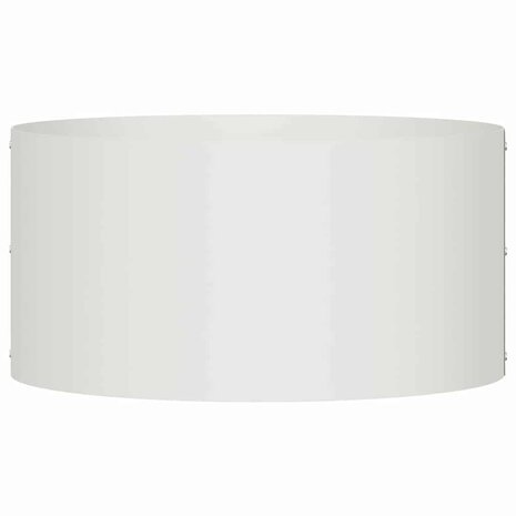 Tuin Bloempot Wit 40 x 40 x 20 cm Staal 5