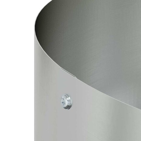 Tuin Bloempot Zilver 40 x 40 x 20 cm Gegalvaniseerd staal 7