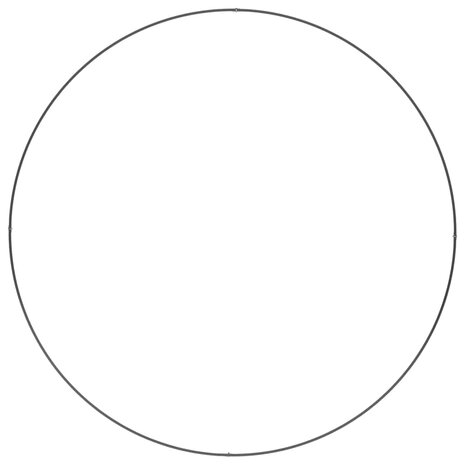 Tuin Bloempot Zwart 120 x 120 x 20 cm Staal 6