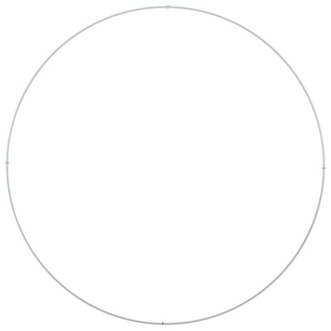 Tuin Bloempot Wit 120 x 120 x 20 cm Staal 6