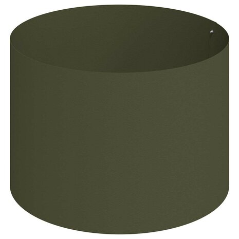 Tuin Bloempot Olijfgroen 90 x 90 x 20 cm Staal 7