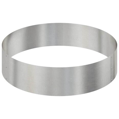 Tuin Bloempot Zilver 90 x 90 x 20 cm Roestvrij staal 5