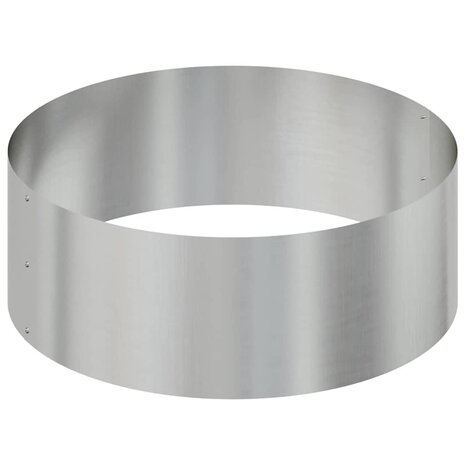 Tuin Bloempot Zilver 90 x 90 x 20 cm Gegalvaniseerd staal 6