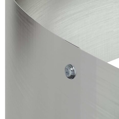 Tuin Bloempot Zilver 90 x 90 x 20 cm Gegalvaniseerd staal 9