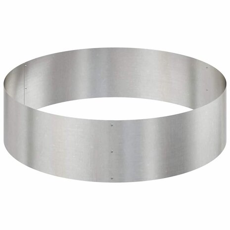 Tuin Bloempot Zilver 120 x 120 x 20 cm Roestvrij staal 6