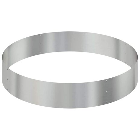 Tuin Bloempot Zilver 120 x 120 x 20 cm Gegalvaniseerd staal 5