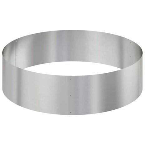 Tuin Bloempot Zilver 120 x 120 x 20 cm Gegalvaniseerd staal 6