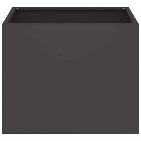 Tuin Bloempot Zwart 50 x 32 x 40 cm Koudgewalst staal 5