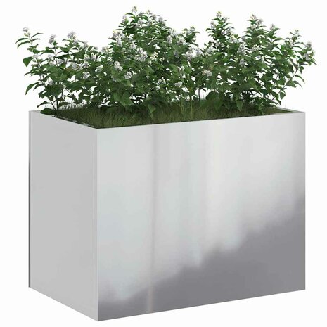 Tuin Bloempot Zilver 50 x 32 x 40 cm Gegalvaniseerd staal 3