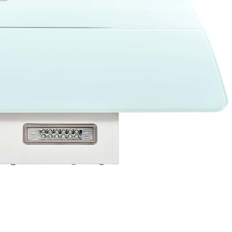 Wandafzuigkap 756 m³/u 90 cm roestvrij staal wit 7