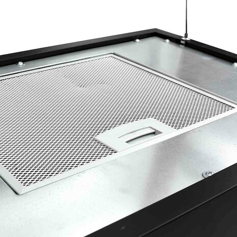 Afzuigkap hangend met aanraaksensor LCD 55 cm staal 6