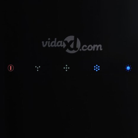 Afzuigkap hangend met aanraaksensor LCD gehard glas 7