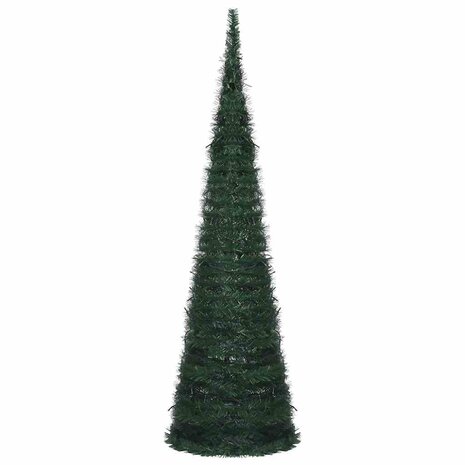 Kunstkerstboom met verlichting pop-up 150 cm groen 3