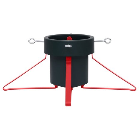 Kerstboomstandaard 46x46x19 cm groen en rood 3