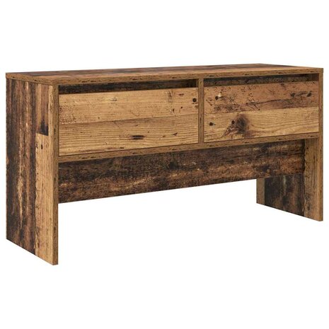 Halmeubelset met lade Oud hout 90 x 31 x 46,5 cm Bewerkt hout 8