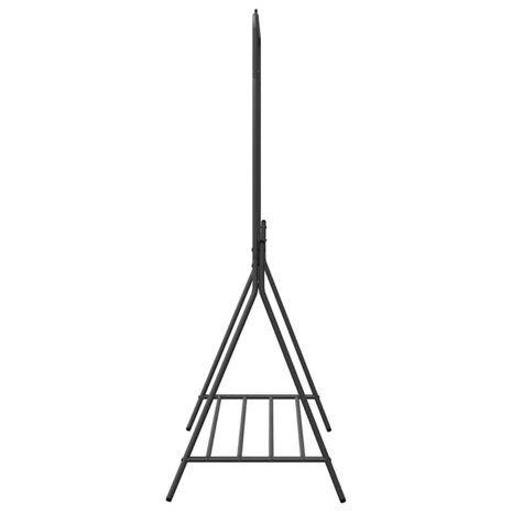Kledingrek met plank met opslag Zwart 100 x 56 x 154 cm Staal 6