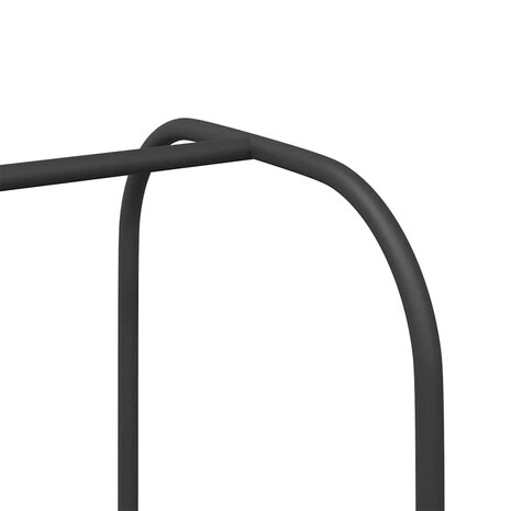 Kledingrek met opslag Grijs 100 x 44 x 160 cm Bewerkt hout 9