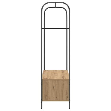Kledingrek met opslag Bruin 100 x 44 x 160 cm Bewerkt hout 6