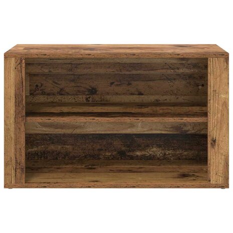 Schoenenrek met plank Oud hout 75 x 35 x 45 cm Bewerkt hout 5