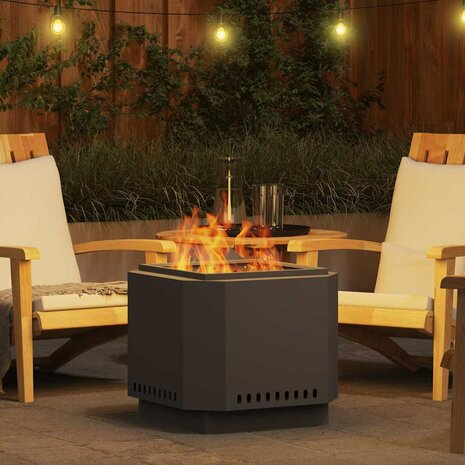 Vuurkorf Black 58 x 58 x 51 cm Cold-rolled steel 4
